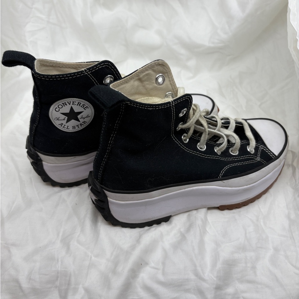 Converse Unisex Chuck Taylor Black Runstar High tops Size: 6 (M), 7.5 (W) - Picture 3 of 7